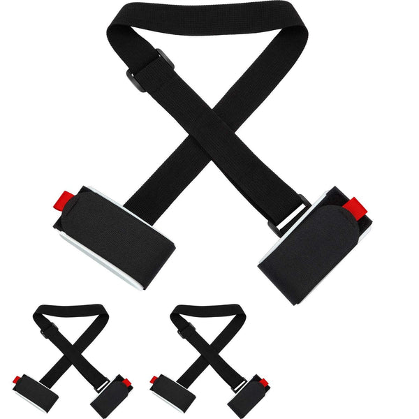 Adjustable Ski & Pole Carrier Straps (6 Pack)