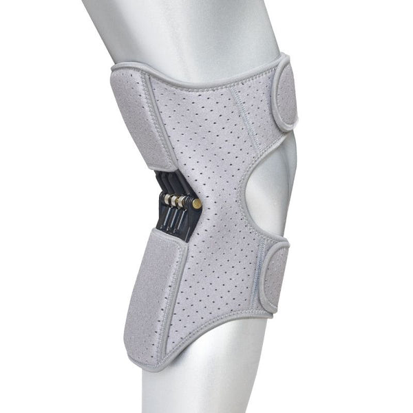 Spring-Powered Adjustable Knee Support Brace