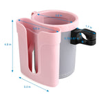 Bike Cup Holder with Cell Phone Holder Key Holder for Bicycle Motorcycle Scooter  Scooters, Grey Pink Grey Pink