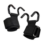 Weight Lifting Hooks (Pair), Wrist Strap Hooks for Weightlifting, Adjustable Men and Women Gym Lifting Straps Hook for Pull-Ups, Deadlifts, Strength Training, and Fitness Workouts
