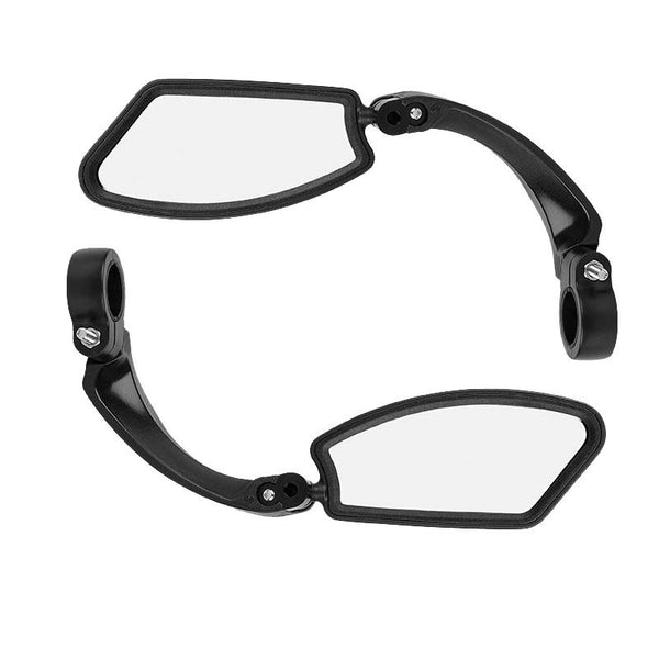 Handlebar Bike Mirror – HD , Wide Angle, Adjustable 360° Rear View – Shatterproof, Anti-Glare, Premium, MTB, E-Bike, and Commuter Cycling Safety(1 Pair)