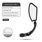 Handlebar Bike Mirror – HD , Wide Angle, Adjustable 360° Rear View – Shatterproof, Anti-Glare, Premium, MTB, E-Bike, and Commuter Cycling Safety(1 Pair)