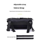 Bike Handlebar Bag Small Bicycle Handle Bar Bag Handy Front Bike Bags Handlebar Storage Pouch Pack with Shoulder Strap Little Mountain Road Bike Barrel Bag