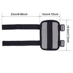 Golf Swing Training Aid for Elbow Posture Correction, Adjustable Arm Brace for Proper Swing Alignment, Ideal for Beginners in Men's and Women's Golf Training black