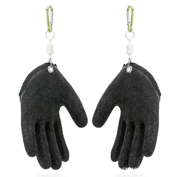 Fishing Glove for Men with Magnet Release,Fisherman Professional Catch Fish Gloves Cut/Puncture, Fish Handling Gloves for outdoor fishing