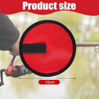 8 Pack Fishing Lure Covers Bait Gloves Lure Shield Wrap Fishing Hook Cover Easily See Bait Storage Protector Guard to Keep Fishermen Safe for  Rod（red）