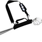 Foldable Golf Club Carry Bag, Portable Sunday Pencil Bag, Lightweight Waterproof Training Case, Holds 3-6 Clubs(30*20.3cm）
