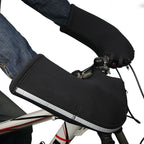 Bike Handlebar Mittens Bicycle Pogies Winter Thermal Cover Cycling Hand Warm Windproof Cold Weather Mittens for MTB Mountain Bike Motor 1 Pair