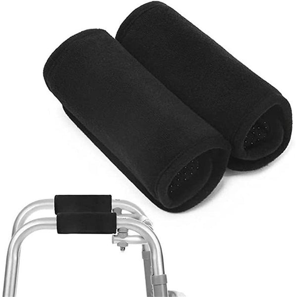 Hand Grips Moisture-Wicking Grips for Walkers (A pair of black)