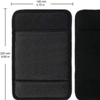 Hand Grips (A pair of black) – Comfortable, Anti-Slip, Moisture-Wicking Grips for Walkers, Canes, Crutches, and Wheelchairs