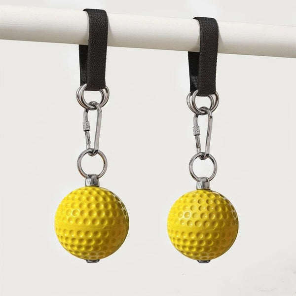 Pull Up Grips Ball Grip Strength Trainer, Climbing Grip Strength Training Pull Up Grips Handles, Cable Machine Attachments, Pull Down Attachment for Hand Wrist Finger（7cm）