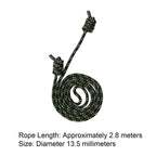 Flow Rope for Fitness High Performance Double Woven Workout Rope Adjustable Flow Jump Rope for Men Women Training Indoor Outdoor Cardio Exercise Rope for beginner
