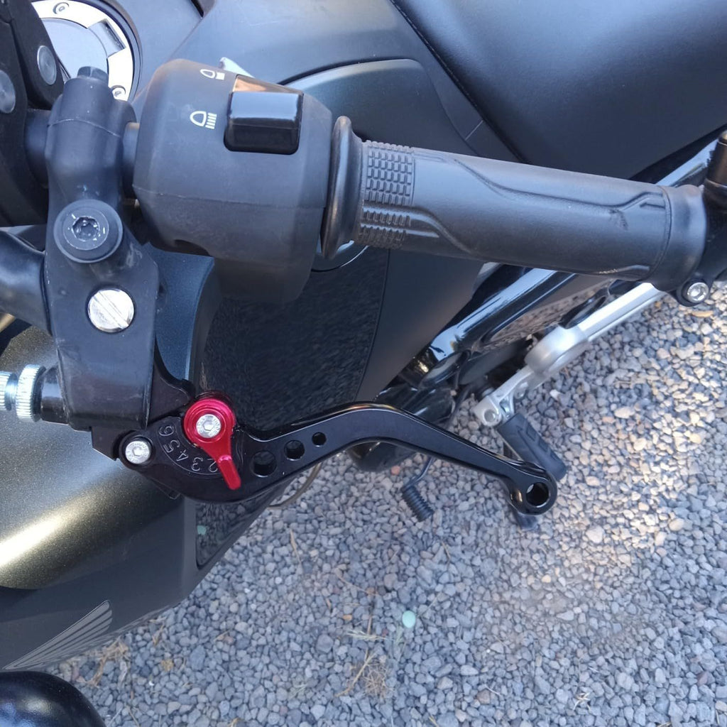 Short Brake and Clutch Levers for, Motorcycle levers-Black，Motorcycle short handle Suitable for  MT07 MT09 2013-2021 MT07/Tracker MT09（15cn)