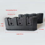 2 Pcs Magnetic Fishing Rod Holder for Car Fishing Pole Rack Vertical Rod Storage Holders for Truck Bed Boat Wall Garage Door