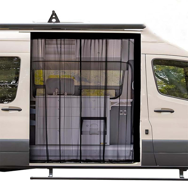 Screen  Sliding Door Van Screen Mesh Curtains Easy to Install and Remove, Universal Fly Screen  Campervans, 71