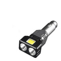 Rechargeable Flashlight, Small Car Charger Flashlight, Emergency Automobile Flashlight with 4 Lighting Modes, 12V Car Plug for Car