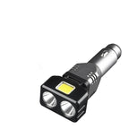 Rechargeable Flashlight, Small Car Charger Flashlight, Emergency Automobile Flashlight with 4 Lighting Modes, 12V Car Plug for Car