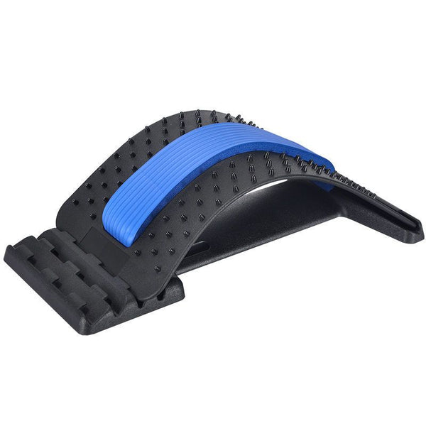 Adjustable Back Stretcher with Foam Cushion (Blue)