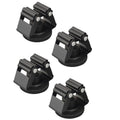 Magnetic Broom Holder,4PCS Anti-Slip Magnetic Mount Storage Broom Holders with Rubber Grippers,11lbs Heavy Duty Magnetic Tool Holder for Work Garage Laundry Kitchen RV Van Accessories