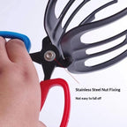 Fish Grabber, Three Claw Power Grip Fish Pliers, Non-Slip Metal Fish Gripper with Comfortable Plastic Handle, Fishing Pincer Dehooker for River Fishing, Sea Fishing, Ice Fishing