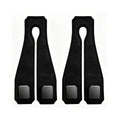 2 Pack Car Seat Back Storage Hooks - Headrest Hooks for Purses and Bags, Universal Hidden Multifunctional (Black)