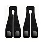 2 Pack Car Seat Back Storage Hooks - Headrest Hooks for Purses and Bags, Universal Hidden Multifunctional (Black)