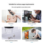 Wireless Skin Analyzer Machine Dermatoscope Scalp/Skin/Hair follicle Detection Testing Analysis Magnifier UV Skin Analyzer Professional 1000X Facial Skin Detector Digital Microscope