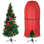 Upright Christmas Tree Storage Bag,Oxford Fabric Tear Resistant Adjustable Christmas Tree Storage Bag for 9 FT Assembled Trees（Excluding Christmas tree）