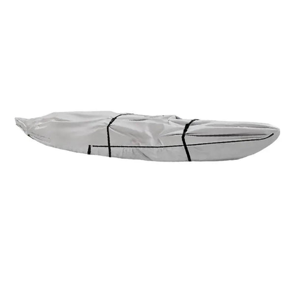 UPF 50+ Kayak Dustproof Canoe Cover for Outdoor Storage Gray (Silver, 10ft)