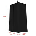 420D Privacy Tent for Boat, Heavy Duty Hanging Changing Room for Top  Portable Privacy Station for Pontoons (black  183*77*69cm）
