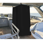420D Privacy Tent for Boat, Heavy Duty Hanging Changing Room for Top  Portable Privacy Station for Pontoons (black  183*77*69cm）