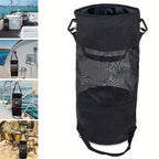 2 Pack Boat Trash Bag, Portable Trash Mesh Bags, Boats Trash Can Boat Garbage Container Boat Accessories for Boat Kayak Camper Fishing Cabin Storage Men Women Adult（black）