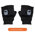 Portable Heating Gloves ElectricFingerless Heating Writing Gloves for Students,Hand Warmer for Indoor and Outdoor（black a pair of）