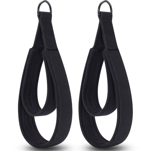 2 Pcs Pilates Straps - Double Loop Ring Straps for Reformer, Padded, Home Gym Workout Yoga exercise accessories
