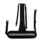 Wheelchair Safety Belt,T-Shape Chair Waist Lap Strap Prevent Tilting or Falling,Patients Safety Harness Fixed Elderly Belt with Easy Release Buckles for Patient,Elderly & Disabled (Black)