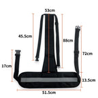 Wheelchair Safety Belt,T-Shape Chair Waist Lap Strap Prevent Tilting or Falling,Patients Safety Harness Fixed Elderly Belt with Easy Release Buckles for Patient,Elderly & Disabled (Black)