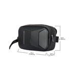 Bike Handlebar Bag,  Waterproof Bike Front Bag, 3L Bicycle Frame Storage Bag Bike Pouch for Road Mountain Bicycle Cycling Travel Hiking (Black)