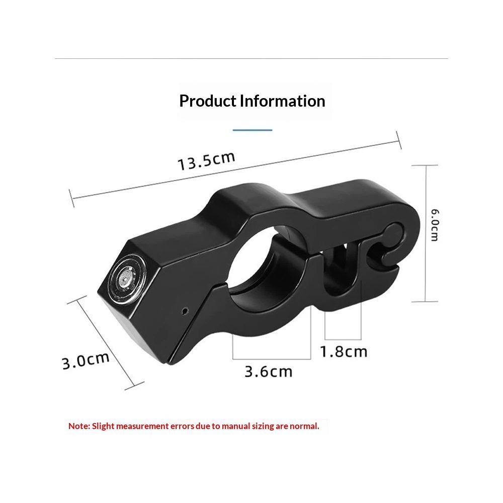 360 degree rotating bike clip, bicycle stand, light clip, flashlight light holder/Attachment for Bath Seat (black)