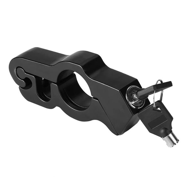 Anti-theft Adjustable Bike Handlebar Lock with 2 Keys - Black