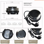 Small Hot Plate Mini Hot Plate, 500W Hot Plate Electric Single Burner Mini Portable Stove Cooktop Coffee Heater Cooking Water Heat Adjustable Temperature for Camping Kitchen Moka Pot 110V