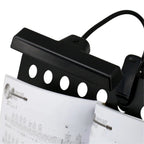 Rechargeable Clip-on Music Stand Orchestra Light- 10 Bright LEDs- Includes USB Cord, Also for Reading, DJs, Artists, Crafting