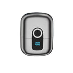 Metal Mini Electric Shaver for Travel Men– Smooth & Close Shave, Portable USB-C Rechargeable Razor with Cap, Waterproof Wet/Dry, Ideal Gift for Dad Husband Boyfriend – gunmetal gray