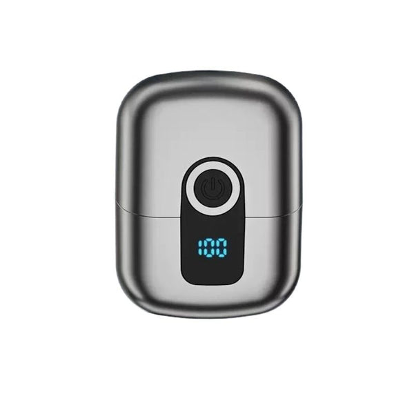 Men's Metal Mini Electric Travel Shaver (Gray)
