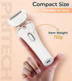 Electric Razor for Women Rechargeable Wet Dry Electric Shaver for Women, Waterproof Lady Shaver for Legs Arm Underarm Bikini Public Body Razor with One Extra Foil Blade， Gold，16.5*5.5*4.4cm