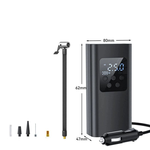 Electric Inflator Air Compressor Rechargeable Car Air Pump, Inflator Bike Air Pump Mini Portable Automobile/Bicycle/Ball/Float - Wheel&Tire Air Compressors&Inflators