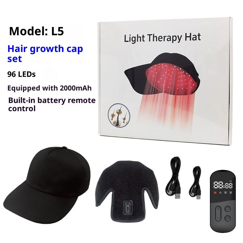 Laser Cap,Red Light Therapy for Hair Growth,Hair Loss Treatments Hat for Men & Women, with Built-in Battery & Controller
