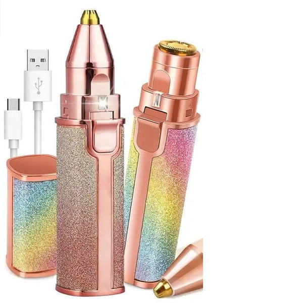 2-in-1 Women's Eyebrow & Facial Hair Trimmer