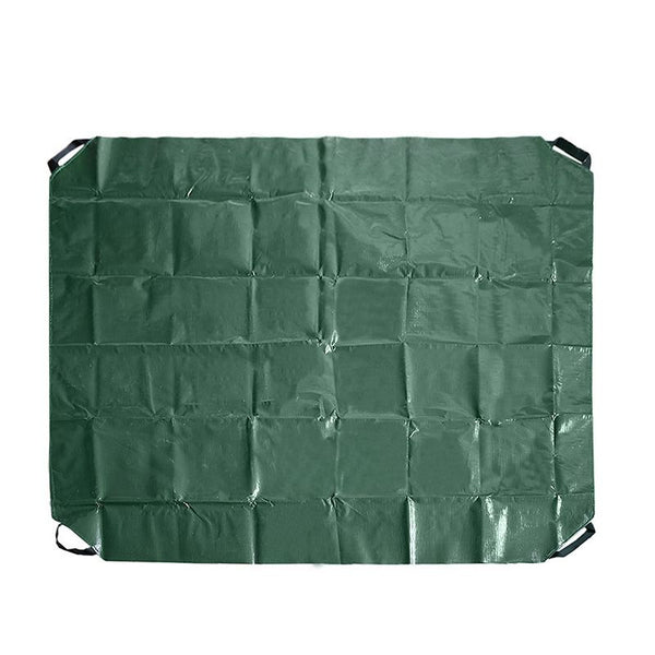 Goods Drawstring Tarp -1.98x1.98m Extra Strength for Easy Clean Ups - Forms into Bag - Best Leaf Tarp - Useful for Covering Bikes, Furniture, Etc.