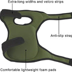 Gardening Knee Pads Ultra Thick Memory Foam Braces Kneepads for Gardener Cleaning Kneeling Scrubbing Floors Work Pruning,Expand size 48 * 21cm (Army Green)