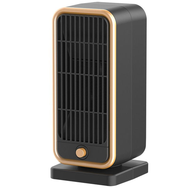 Space Heaters，500W Energy Efficient Quiet Mini Portable Heater, PTC Ceramic Fast Heater Function for Office Home Indoor Use（Black)